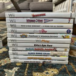 Nintendo Wii Games Lot