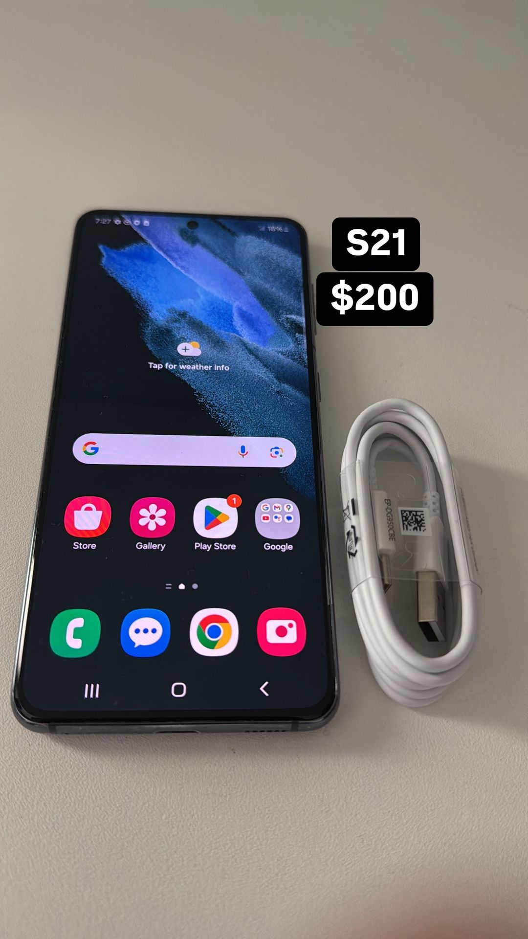 Samsung Galaxy S21 5g. Like New And Unlocked!