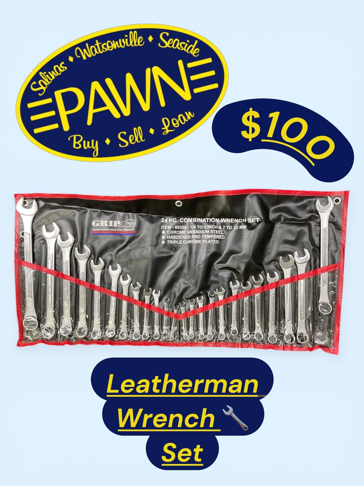 GRIP Wrench Set