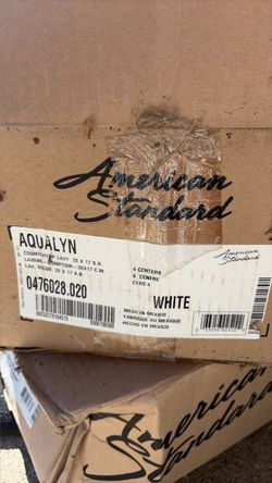 American Standard Aqualyn Countertop Sink White