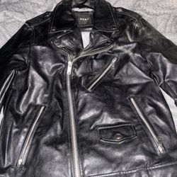 DKNY leather jacket