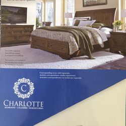 Queen Bed Frame with Drawers