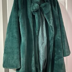 Green Fur Jacket 