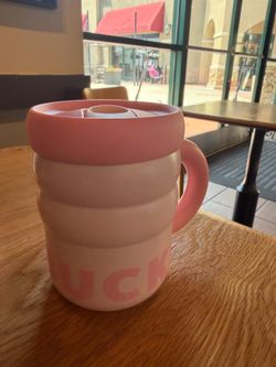 Starbucks pink mug vibes new