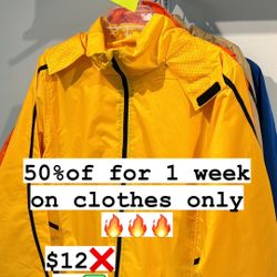 50% Off For 1 Week Only On Clothes 