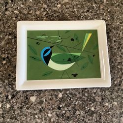 RARE Set Of 2 Salad Plates - Charley Harper + Todd Oldham For Fishs Eddy