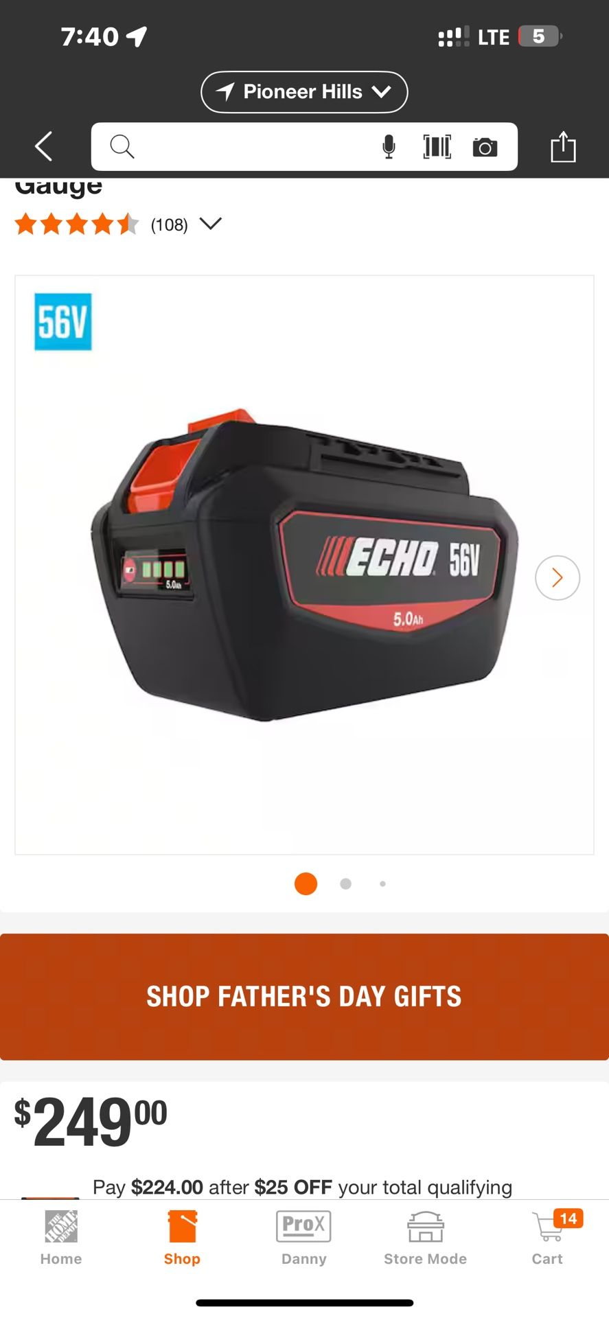 Echo 50v Battery