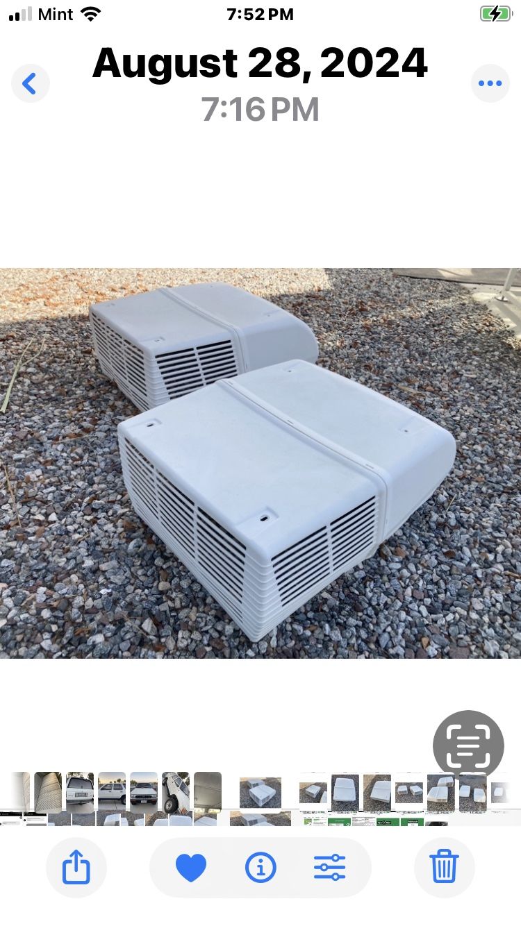 Coleman Mach A/C Shrouds 2 of Them Great Shape & 200.00 for Both-Not Easy To Find😊😊