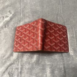 Goyard Red Leather BiFold Monogram Wallet for Sale in Hackensack, NJ -  OfferUp