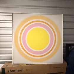 Kenneth Nolan Style Target Canvas