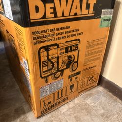  8000-Watt Electric Start Gas Powered Portable Generator with Idle Control, GFCI Outlets and CO Protect-DXGNR8000