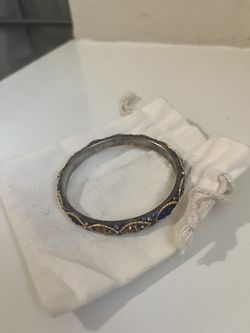 Blue Indian Wedding Bangle - Small Size