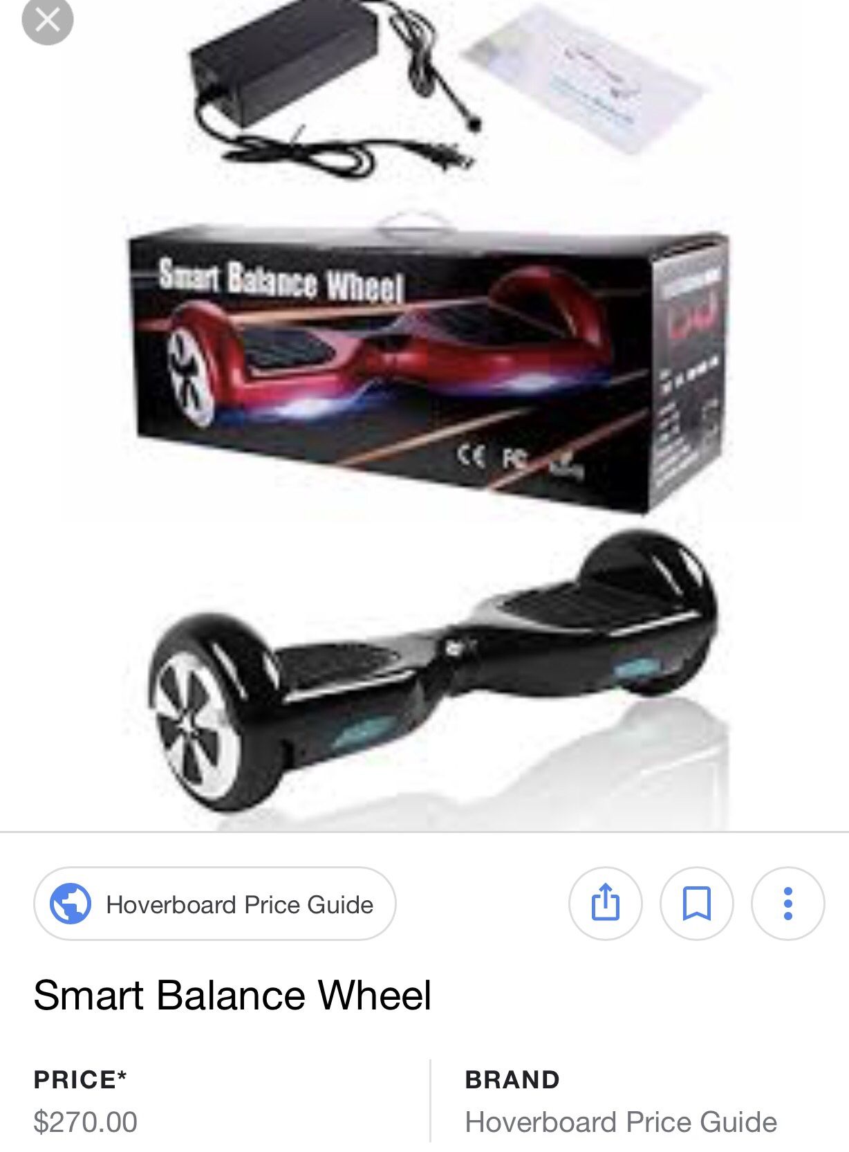 Black Hoverboard ( used but excellent condition with box