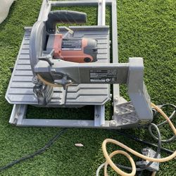 RIDGID 9-Amp 7 in. Blade Corded Wet Tile Saw with Stand