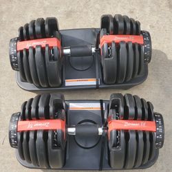 High Quality  Adjustable Dumbbells 5 To 52.5 Lbs 