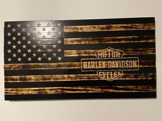 Wood American Flag Design