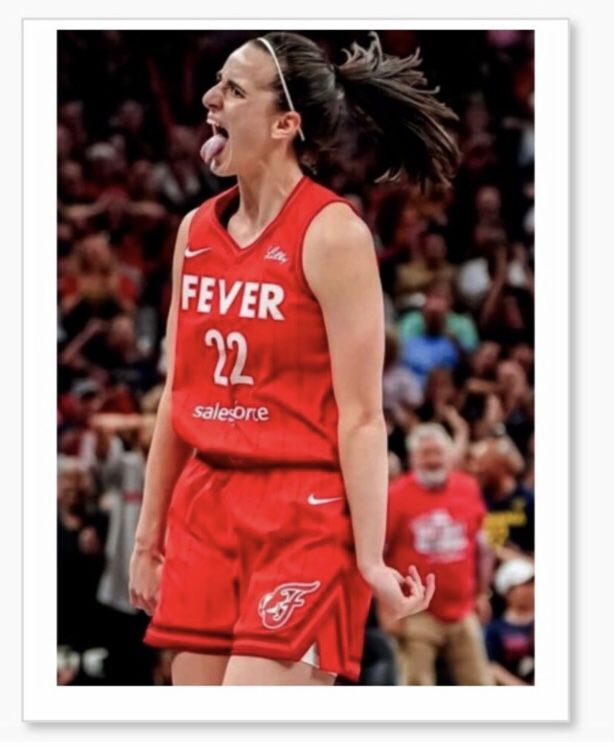 BRAND NEW!π― CAITLIN CLARK INDIANA FEVER 8.5x11 ULTRA PREMIUM GLOSSY REPRINT ROOKIE BASKETBALL WALL/LOCKER POSTER!π€©
