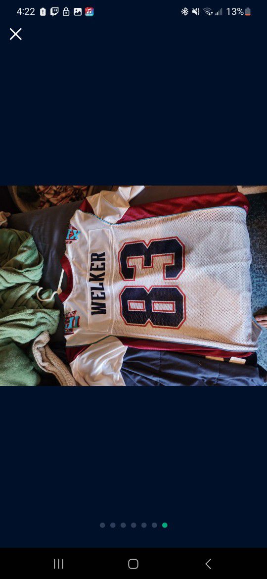 vintage Patriots Welker superbowl edition jersey