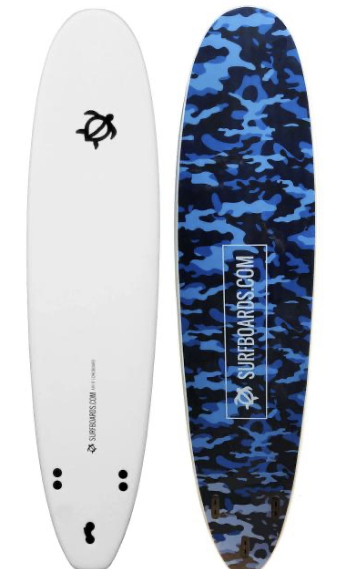 Ahi 8' Longboard Surfboard - Blue Camo - BLACK FRIDAY 