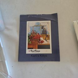 Past Times Karli's Kittys 1986 Sewing Pattern Uncut - Used