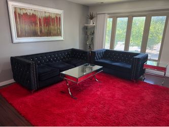 Sala color negro buena condición