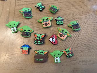 Baby Yoda (Grogu) Croc Charms
