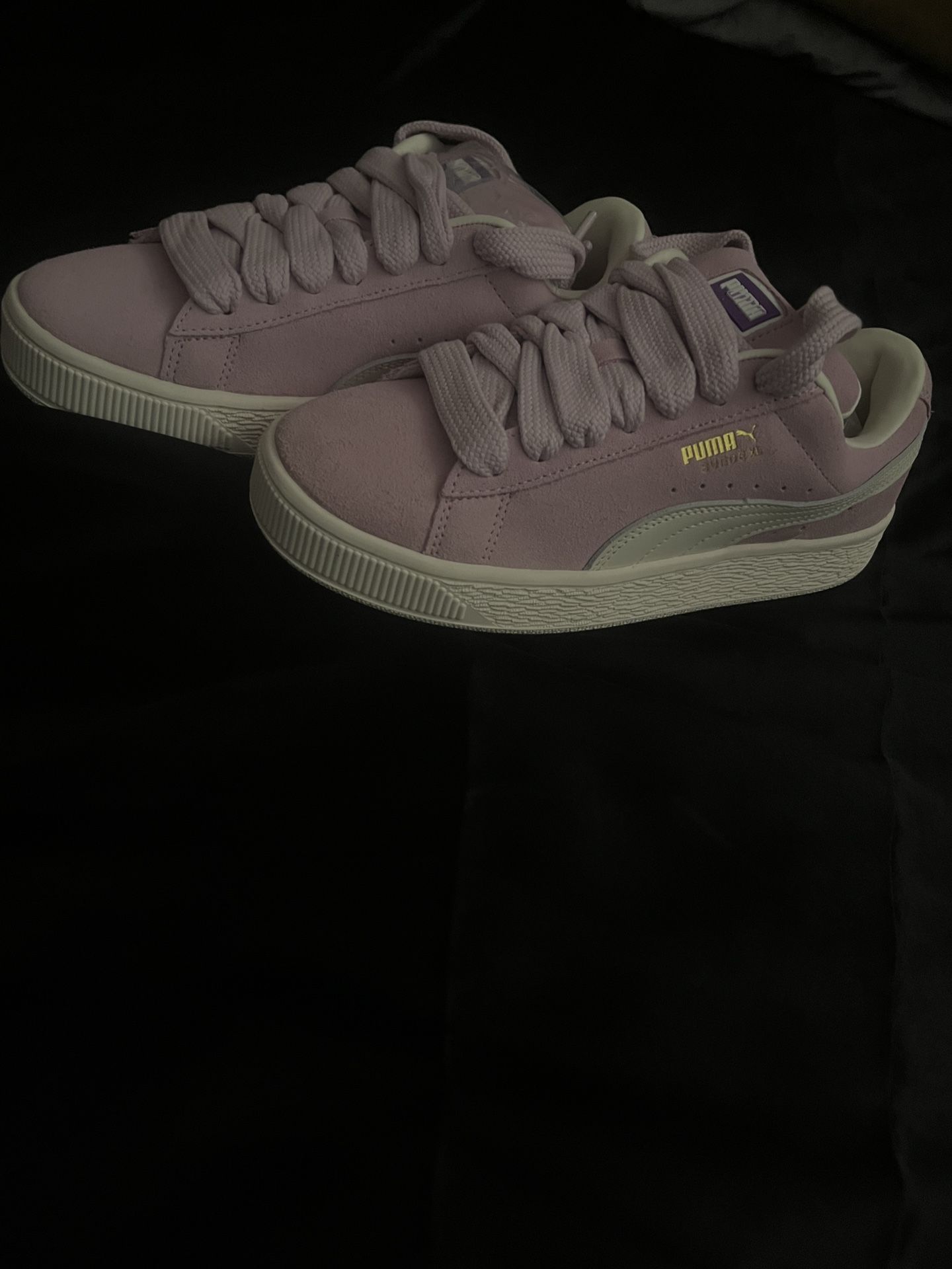 Puma Pink suede XL shoes