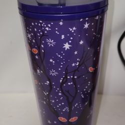 New '22 Starbucks Halloween Glow In The Dark Purple Eye Hocus Pocus Cup