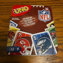 Mattel Games UNO NFL Card Game For Kids And Adults, Travel Game With NFL Team In