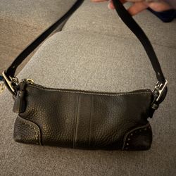 Vintage Coach Hamilton Pebbled Leather Purse