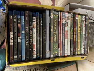 3.00 Each DVD’s and Blue Rays or 125 for all! Most of them are new in the package 