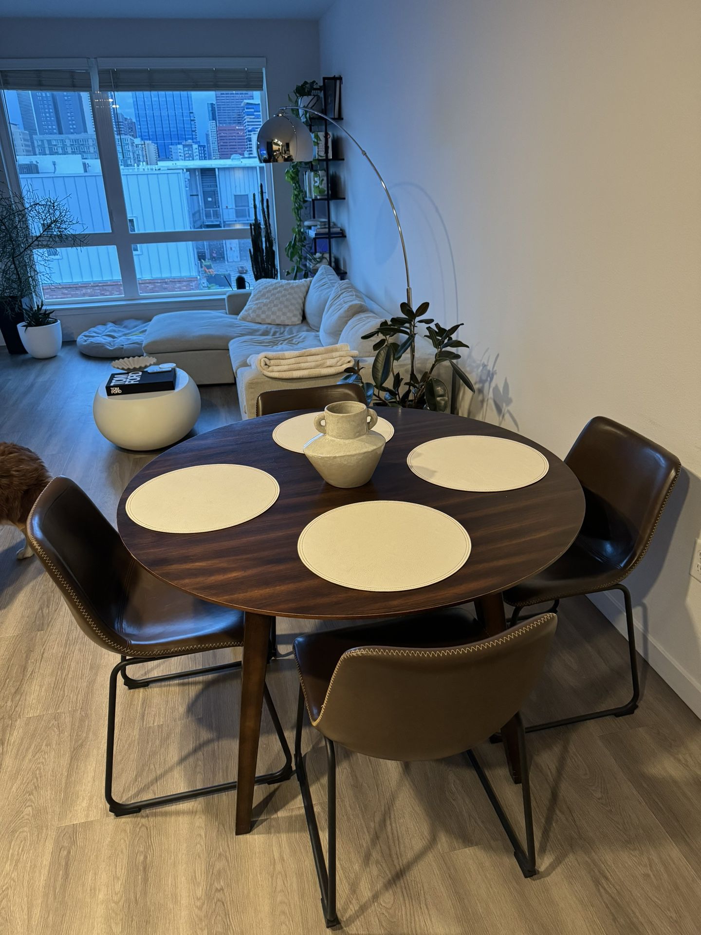 Living Spaces Table & Chairs Set 