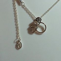 Pandora Disney Authentic Brand New Sterling Silver L Minnie Mouse PENDANT NECKLACE 