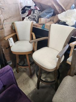 Williams Swivel Counter And Bar Height Stools