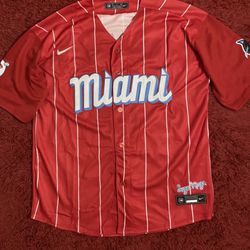 Mens Miami Marlins Nike Red City Connect Team Jersey for Sale in San Diego,  CA - OfferUp
