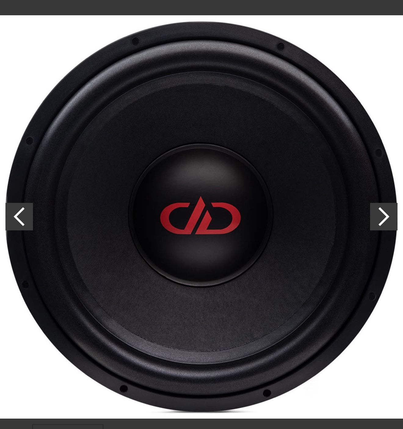 DD AUDIO SUBWOOFERS 