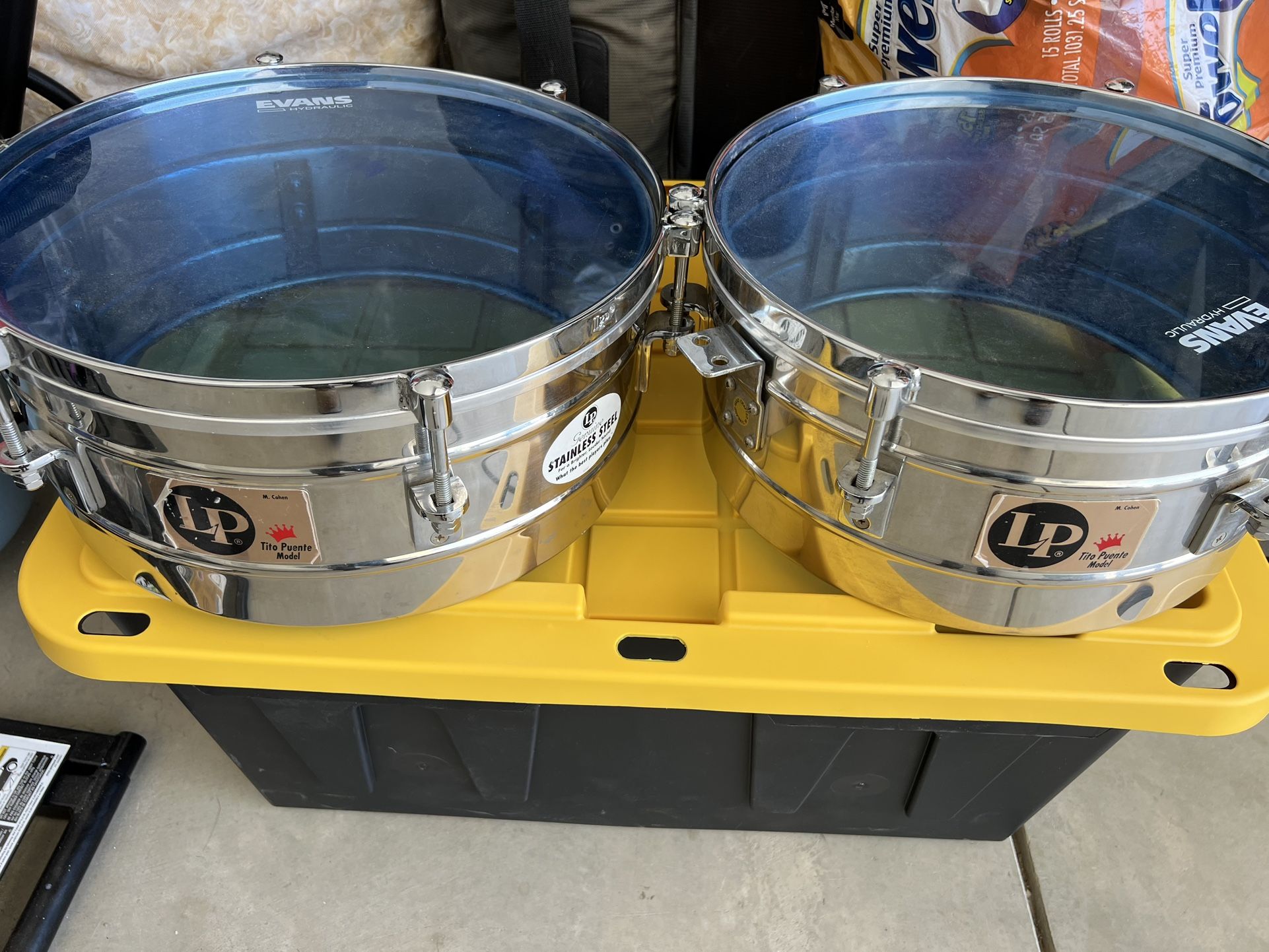 LP Tito Puente Timbales w/Stand