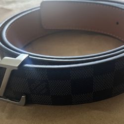 LV Belt And Versace Belt 