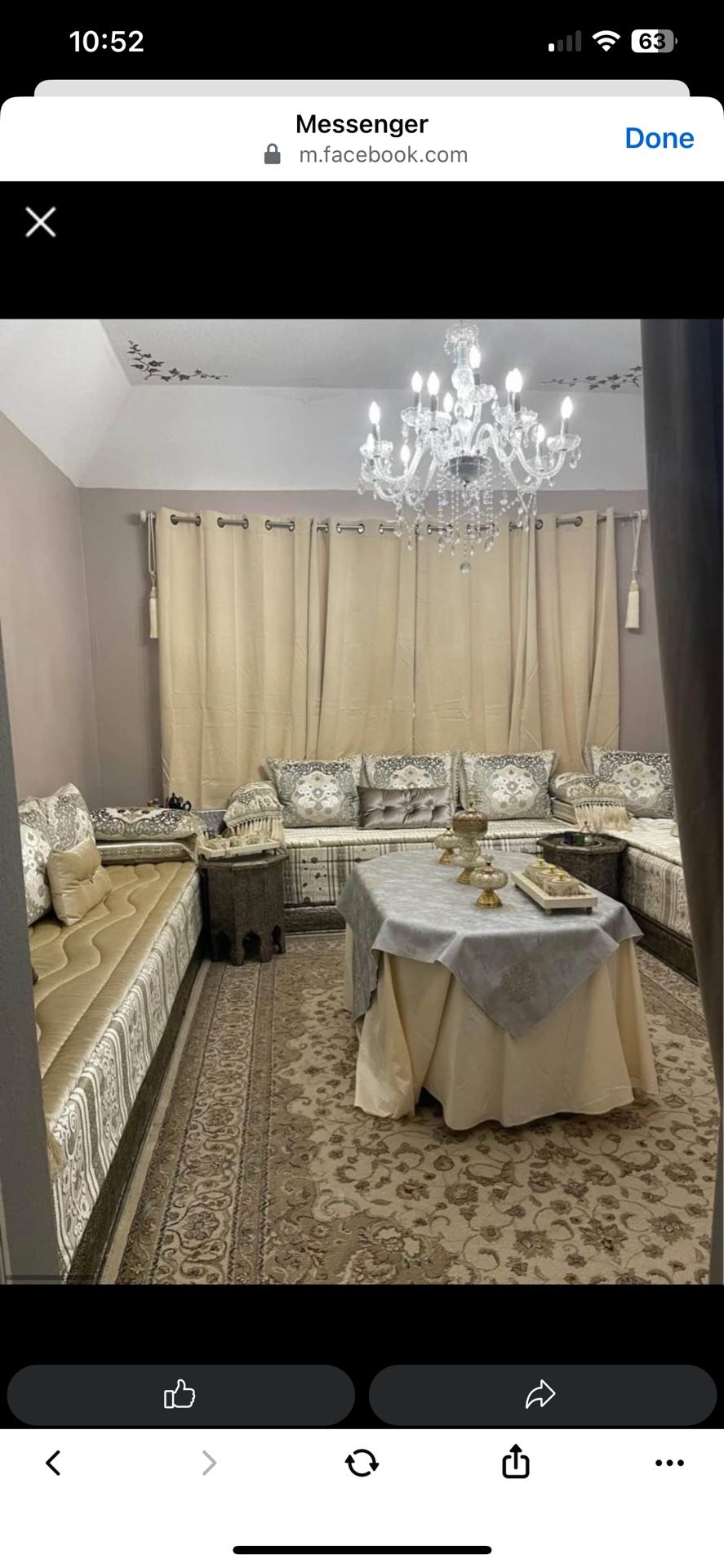 Morrocan Salon Furniture Living Room