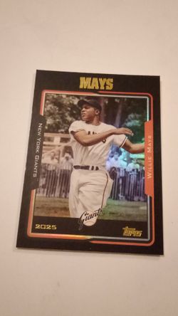 Willie Mays (2025 MLB) Baseball Trading Card 