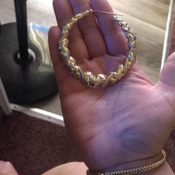 10k Gold Hoops 