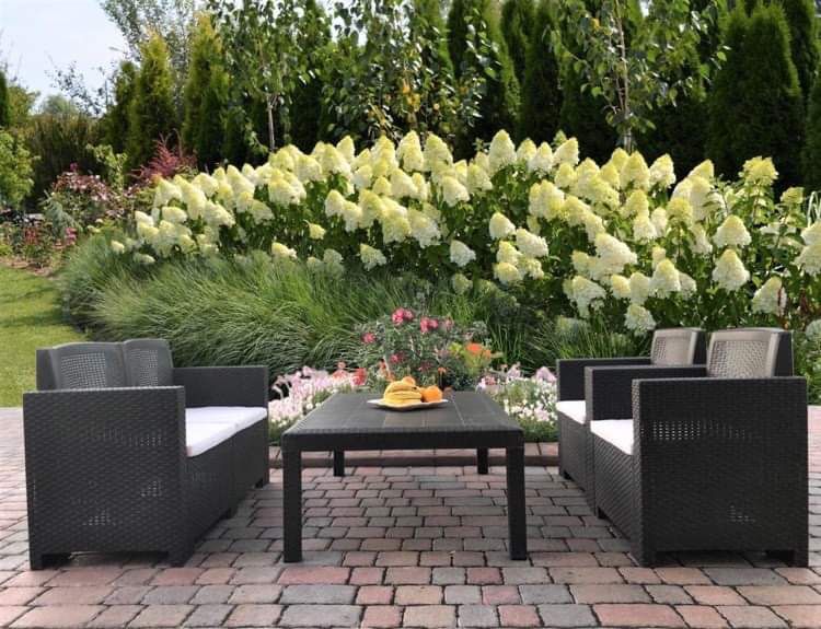 Italian conversation outdoor set patio furniture in its box 1 year warranty #naples