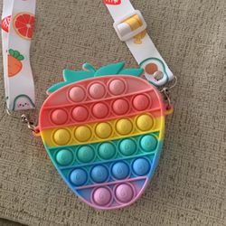 Pop It Strawberry Purse New!! $5