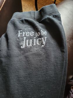 JUICY COUTURE BLACK SWEATS 