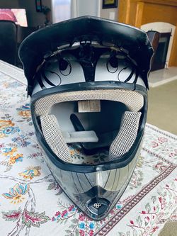 motocross helmet    see description