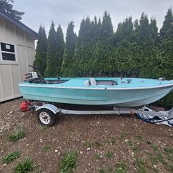 1956 Glasspar Boat And Trailer