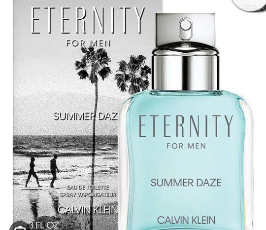Eternity Summer Daze Men's Fragrance, New in box and Authentic 
