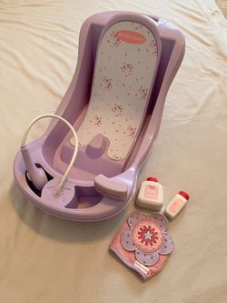 American Girl Bitty Baby Bathtub With Accessories