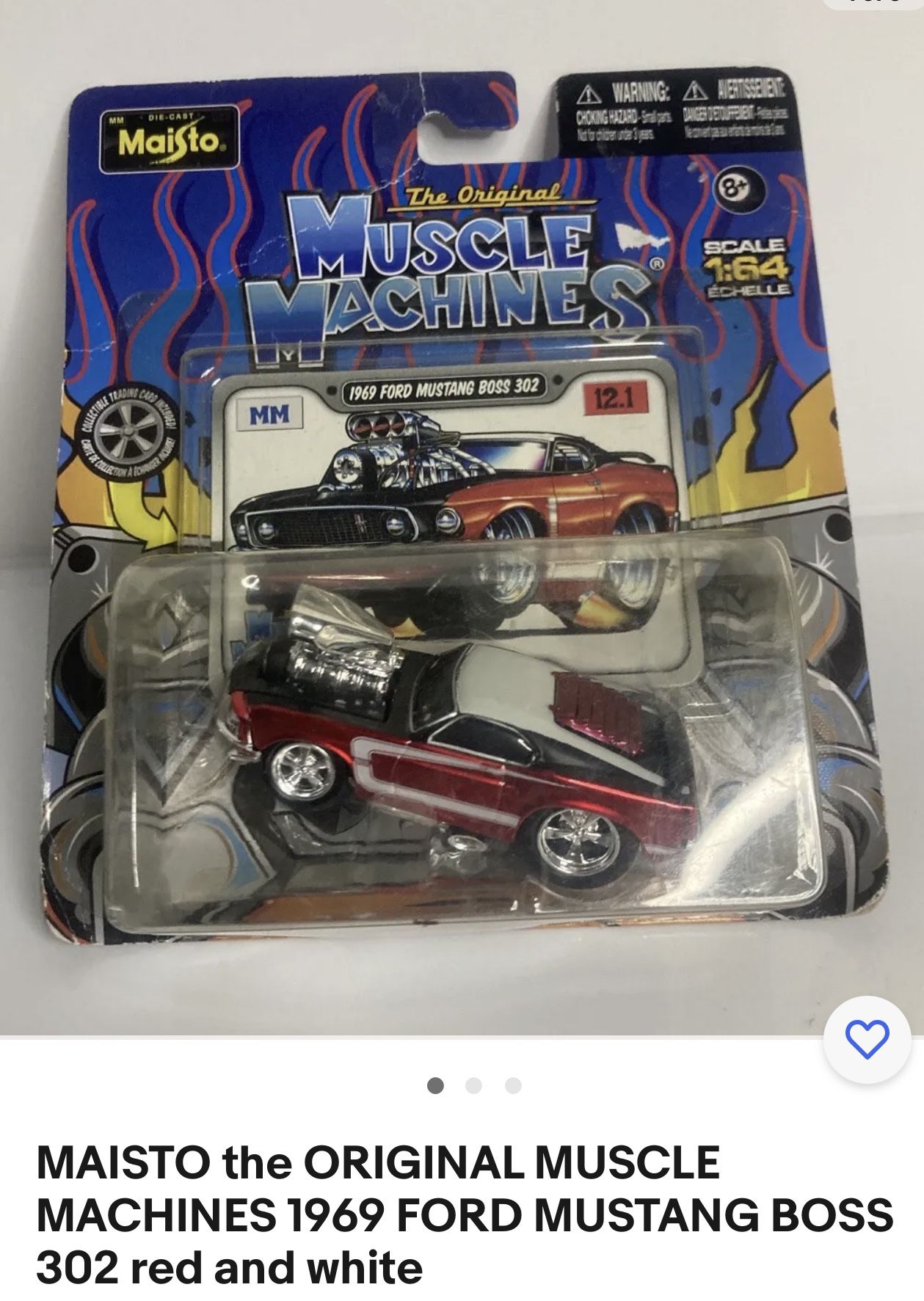 1969 Maisto Muscle Machines Ford Mustang Boss 303