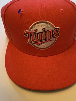 Minnesota Twins New Era 59FIFTY Fitted Hat Red - Adults 7 1/2